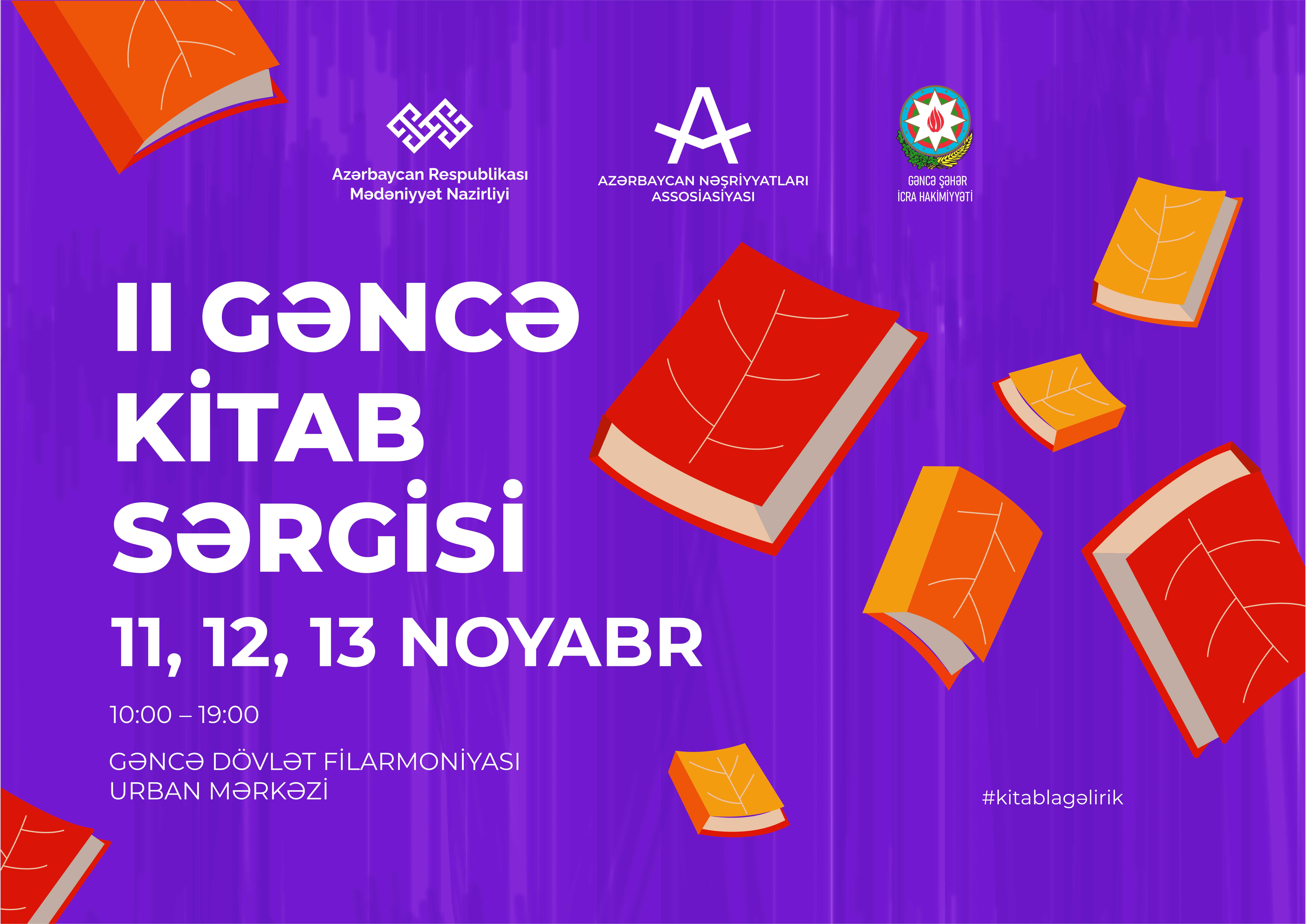 “II ANAİB Gəncə Kitab Sərgisi” keçiriləcək