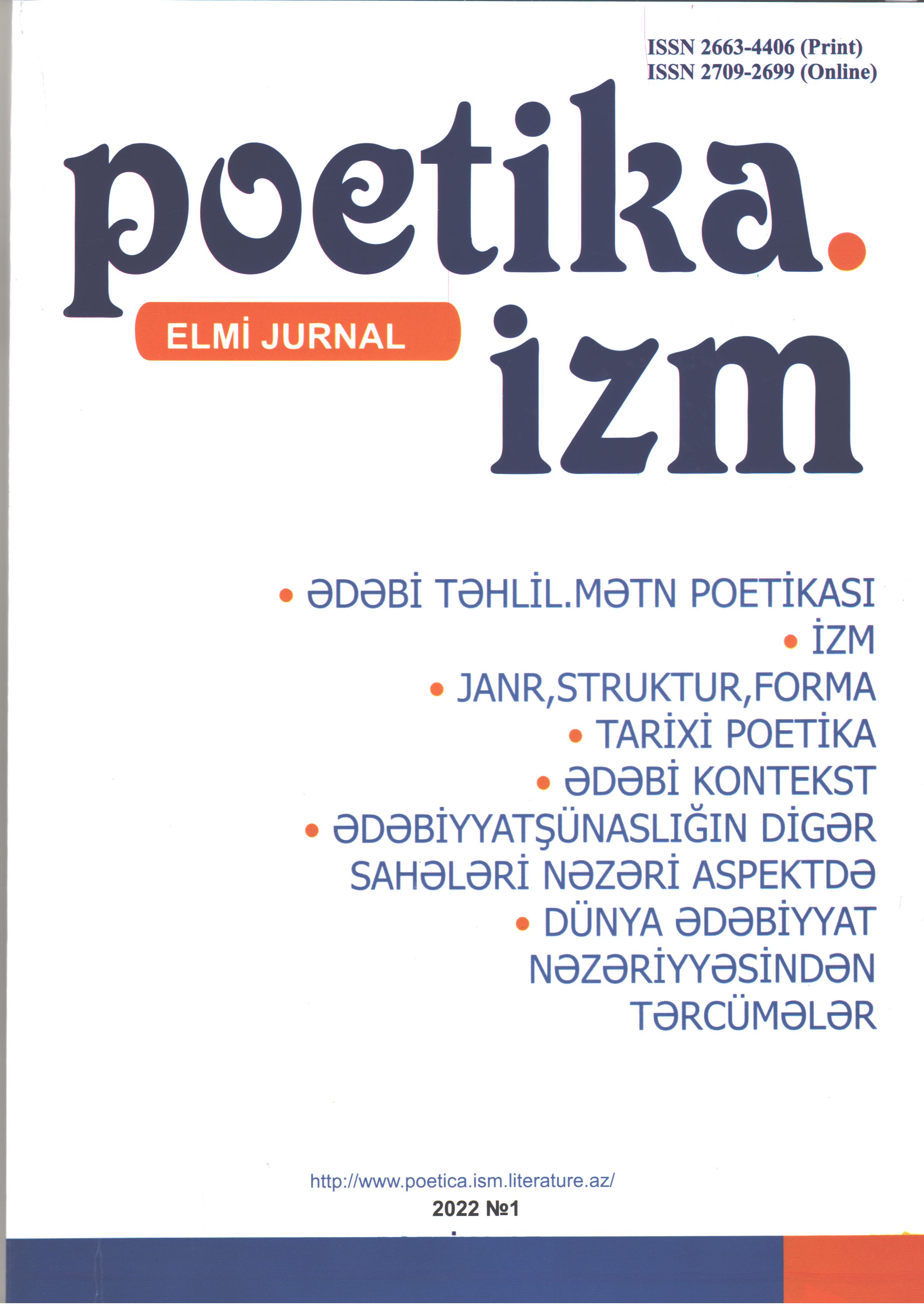 “Poetika.izm” jurnalının növbəti sayı çap olunub