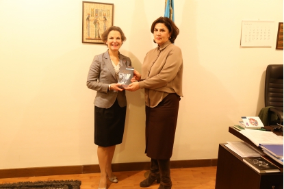<p>Fransa Respublikasının səfiri Aureliya Buşez Afaq Məsudla görüşüb</p>