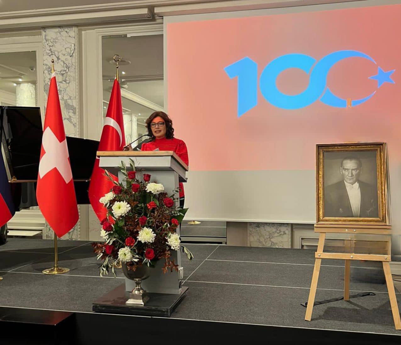 Türkiyə Respublikasının 100 illiyi İsveçrənin Bern şəhərində qeyd olunub