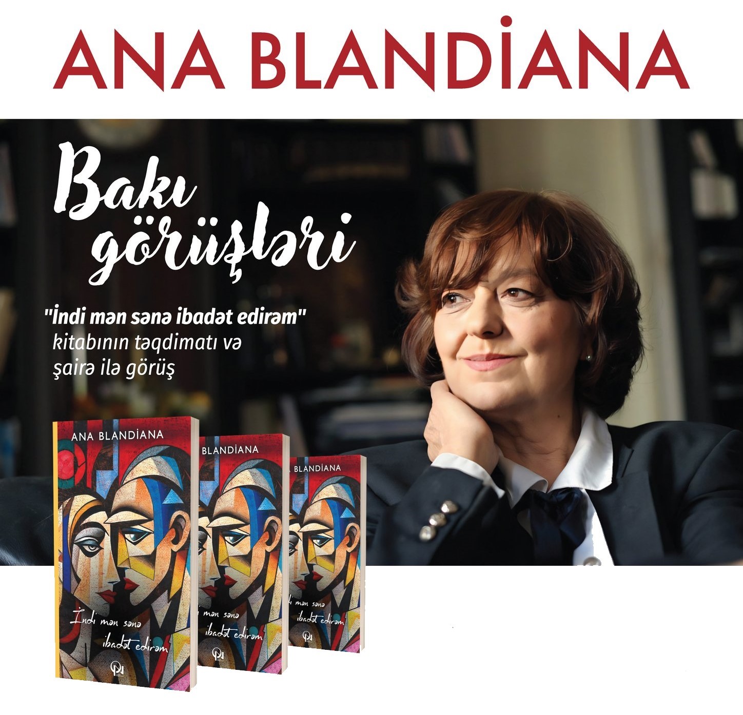Dünya şöhrətli rumın şairəsi Ana Blandiana Bakıya gələcək