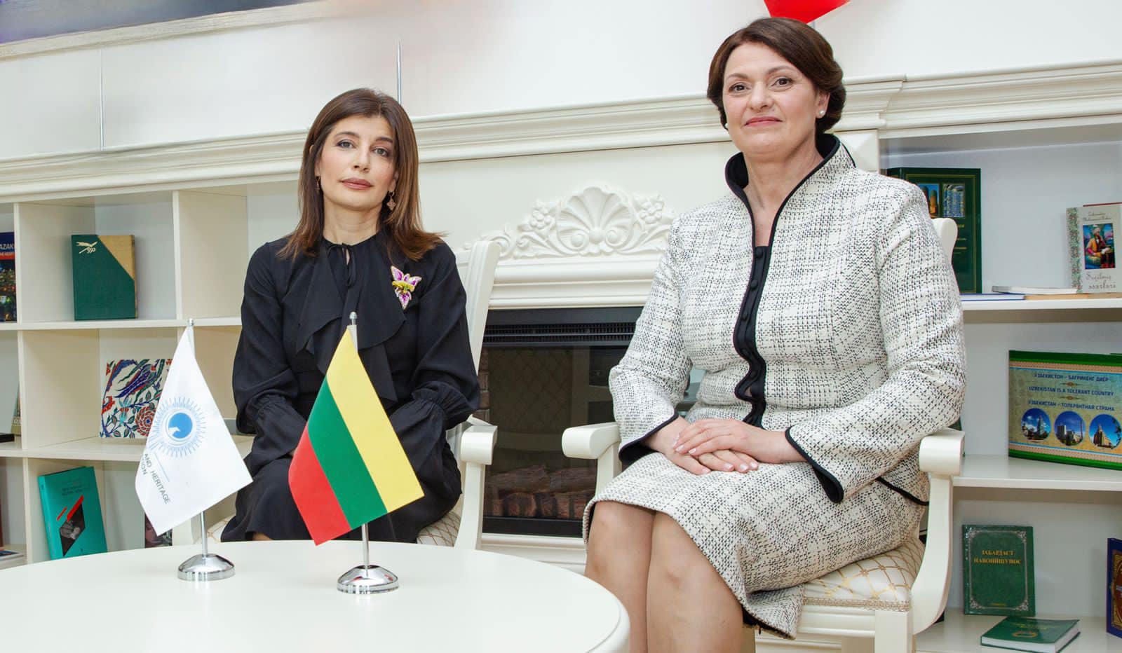 <span style="mso-ansi-language:AZ-LATIN">Litva Respublikasının Birinci xanımı Diana
Nausediene Günay Əfəndiyeva ilə görüşüb</span>